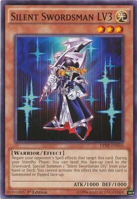 Silent Swordsman LV3 - DPRP-EN016 - Common 1st Edition Duelist Pack: Rivals of the Pharaoh Singles (espanol)