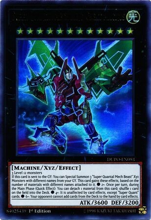 Super Quantal Mech King Great Magnus - DUPO-EN093 - Ultra Rare 1st Edition Duel Power 1st Edition Singles