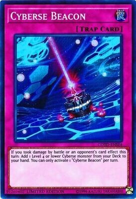 Cyberse Beacon - COTD-ENSE4 - Super Rare Limited Edition Yu-Gi-Oh! Promo Cards