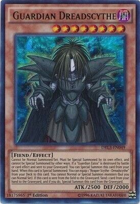 Guardian Dreadscythe - DRL3-EN049 - Ultra Rare 1st Edition Dragons of Legend Unleashed 1st Edition Singles