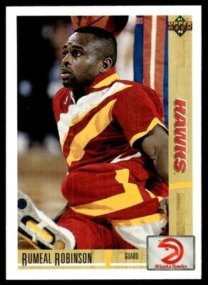 1991-92 Upper Deck Basketball Card Rumeal Robinson #292