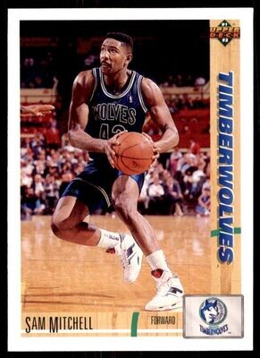 1991-92 Upper Deck Sam Mitchell Basketball Cards #309