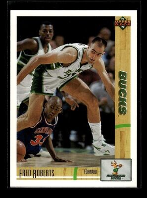 293 ~ Fred Roberts ~ 1991-92 Upper Deck ~ 92 LOGO HOLO ~NM~BSK