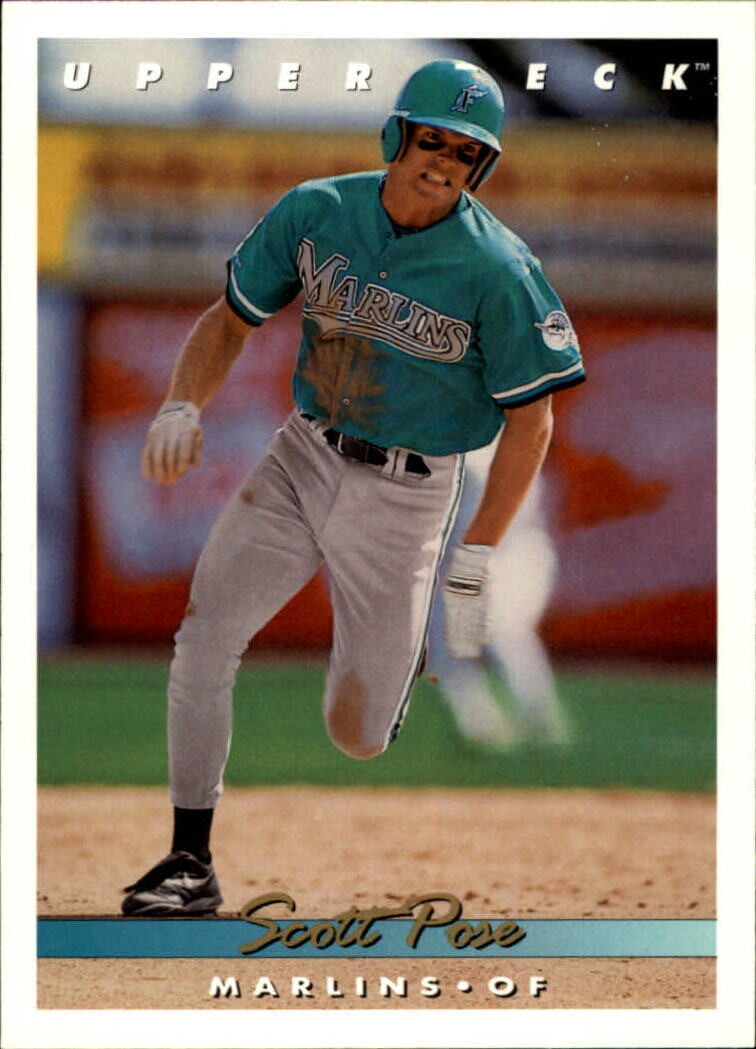 1993 Upper Deck Baseball Card #762 Scott Pose Rookie