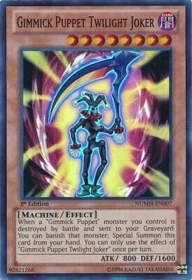 Gimmick Puppet Twilight Joker - NUMH-EN007 - Super Rare 1st Edition Number Hunters 1st Edition Singles