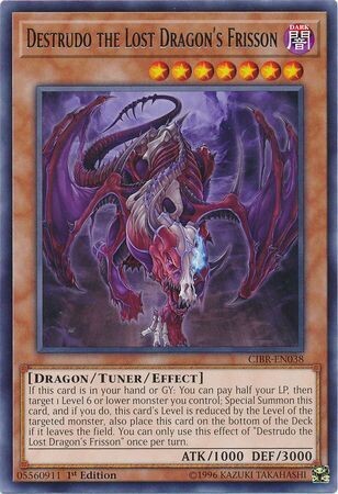 SJ Destrudo the Lost Dragon&#39;s Frisson - CIBR-EN038 - Rare 1st Edition Circuit Break 1st Edition Singles