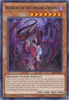 Destrudo the Lost Dragon&#39;s Frisson - CIBR-EN038 - Rare 1st Edition Circuit Break 1st Edition Singles