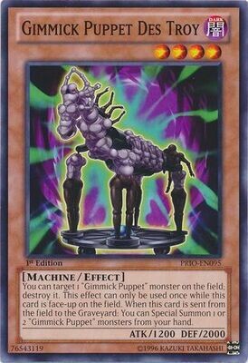 Gimmick Puppet Des Troy - PRIO-EN095 - Common 1st Edition Primal Origin 1st Edition Singles