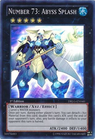 SH Number 73: Abyss Splash - DRLG-EN040 - Super Rare 1st Edition Dragons of Legend 1st Edition Singles