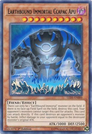 Earthbound Immortal Ccapac Apu - LED5-EN000 - Rare 1st Edition Legendary Duelists: Immortal Destiny Singles