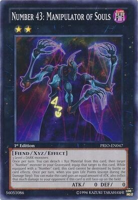Number 43: Manipulator of Souls - PRIO-EN047 - Common 1st Edition Primal Origin 1st Edition Singles -español-