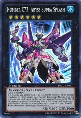 Number C73: Abyss Supra Splash - DRLG-EN041 - Super Rare 1st Edition Dragons of Legend 1st Edition Singles