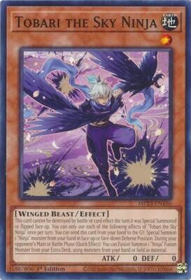 Tobari the Sky Ninja - MP23-EN166 - Common 1st Edition
Mega Tin 2023 Dueling Heroes Singles
