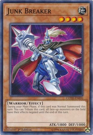 Junk Breaker - COTD-EN090 - Common 1st Edition Code of the Duelist 1st Edition Singles
