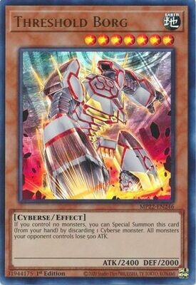 Threshold Borg - MP22-EN246 - Ultra Rare 1st Edition 2022 Mega-Tin: Pharaoh&#39;s Gods 1st Edition Singles (Espanol)