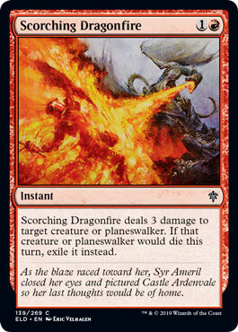 Scorching Dragonfire 139/269 - Throne of Eldraine Singles (Español)