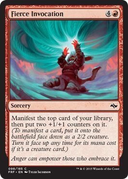 Fierce Invocation 098/185 Fate Reforged Singles
