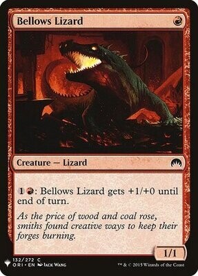 Bellows Lizard - Mystery Booster Promo
Mystery Booster Singles  (Español)