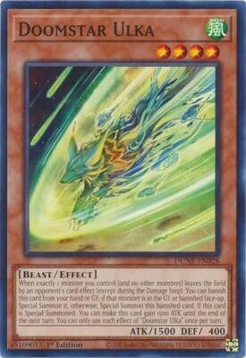 Doomstar Ulka - DUNE-EN028 - Common 1st Edition Duelist Nexus 1st Edition Singles