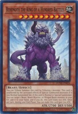 Behemoth the King of a Hundred Battles - DUNE-EN024 - Common 1st Edition
Duelist Nexus 1st Edition Singles