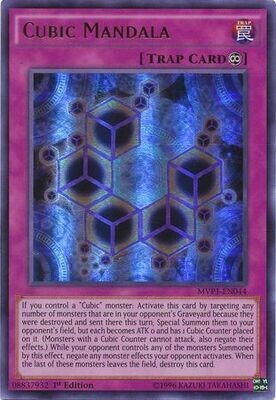 Cubic Mandala - MVP1-EN044 - Ultra Rare 1st Edition The Dark Side of Dimensions 1st Edition Singles