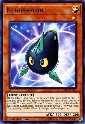 Kuriphoton - LED3-EN043 - Common 1st Edition Legendary Duelists: White Dragon Abyss Singles