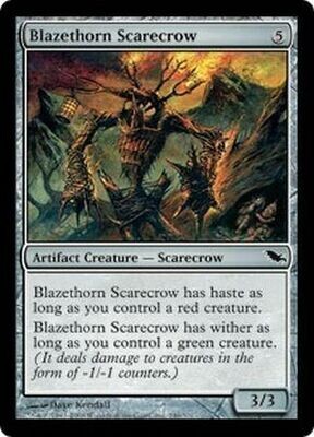 Blazethorn Scarecrow
Shadowmoor Singles  (Español)