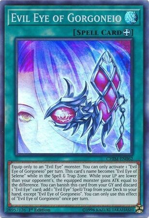 Evil Eye of Gorgoneio - CHIM-EN062 - Super Rare 1st Edition Chaos Impact 1st Edition Singles