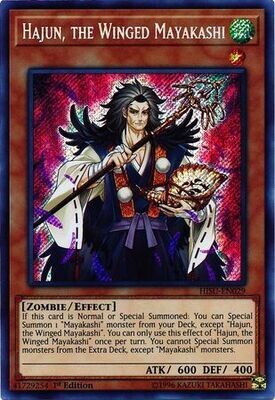 Hajun, the Winged Mayakashi - HISU-EN029 - Secret Rare 1st Edition
Hidden Summoners Singles