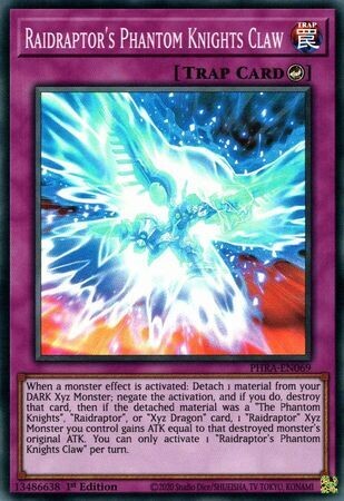 Raidraptor&#39;s Phantom Knights Claw - PHRA-EN069 - Super Rare 1st Edition
Phantom Rage 1st Edition Singles [PHRA]