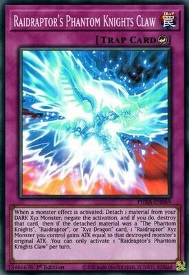 Raidraptor&#39;s Phantom Knights Claw - PHRA-EN069 - Super Rare 1st Edition
Phantom Rage 1st Edition Singles [PHRA]