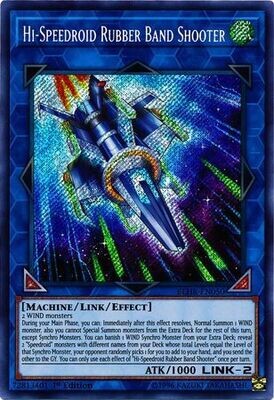 Hi-Speedroid Rubber Band Shooter - BLHR-EN050 - Secret Rare 1st Edition Battles of Legend: Hero&#39;s Revenge Singles