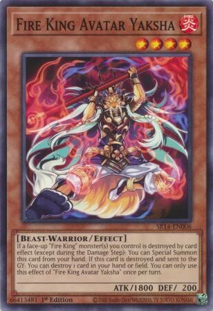 MY01 Fire King Avatar Yaksha - SR14-EN006 - Common 1st Edition
Fire Kings 1st Edition Singles
