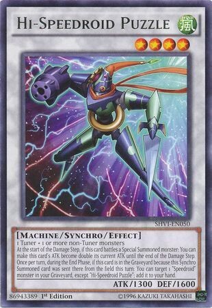 Hi-Speedroid Puzzle - SHVI-EN050 - Rare 1st Edition Shining Victories 1st Edition Singles