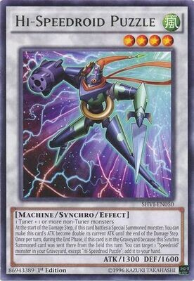 Hi-Speedroid Puzzle - SHVI-EN050 - Rare 1st Edition Shining Victories 1st Edition Singles