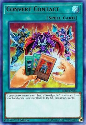 Convert Contact - BLRR-EN055 - Ultra Rare 1st Edition
Battles of Legend: Relentless Revenge Singles