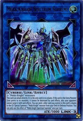 Mekk-Knight Spectrum Supreme - MP18-EN201 - Ultra Rare 1st Edition 2018 Mega-Tins Singles(español)