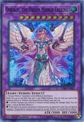 Oneiros, the Dream Mirror Erlking - CHIM-EN087 - Super Rare 1st Edition Chaos Impact 1st Edition Singles