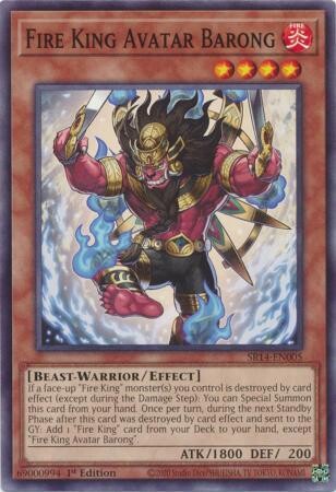 Fire King Avatar Barong - SR14-EN005 - Common 1st Edition
Fire Kings 1st Edition Singles *Espanol*
