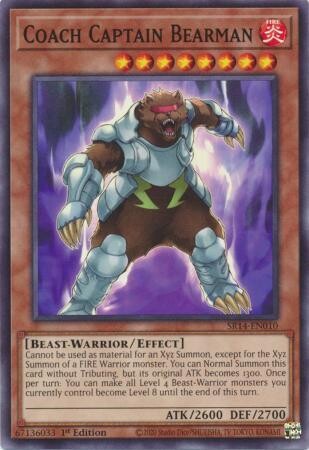 Coach Captain Bearman - SR14-EN010 - Common 1st Edition Fire Kings 1st Edition Singles