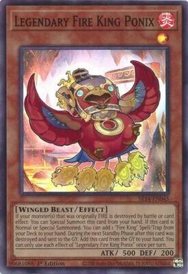 MY01 Legendary Fire King Ponix - SR14-EN045 - Super Rare 1st Edition
Fire Kings 1st Edition Singles