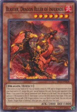 Blaster, Dragon Ruler of Infernos - SR14-EN008 - Common 1st Edition Fire Kings 1st Edition Singles