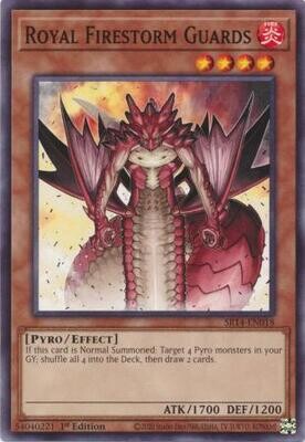Royal Firestorm Guards - SR14-EN018 - Common 1st Edition Fire Kings 1st Edition Singles