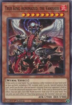 True King Agnimazud, the Vanisher - SR14-EN012 - Common 1st Edition Fire Kings 1st Edition Singles (español)