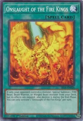 Onslaught of the Fire Kings - SR14-EN026 - Common 1st Edition Fire Kings 1st Edition Singles (espanol)