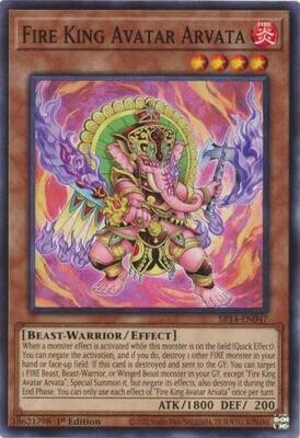 Fire King Avatar Arvata - SR14-EN047 - Common 1st Edition Fire Kings 1st Edition Singles