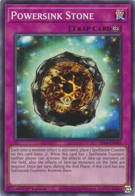 MY01 Powersink Stone - SR14-EN040 - Common 1st Edition Fire Kings 1st Edition Singles (espanol)