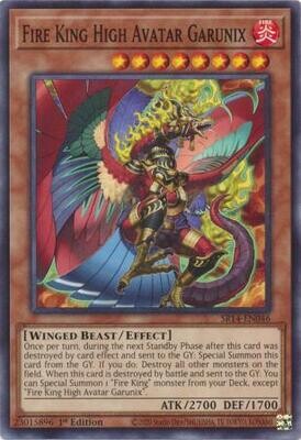 Fire King High Avatar Garunix - SR14-EN046 - Common 1st Edition
Fire Kings 1st Edition Singles