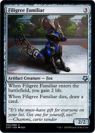 Filigree Familiar 052/068
Magic Game Night 2018 Box Set Singles