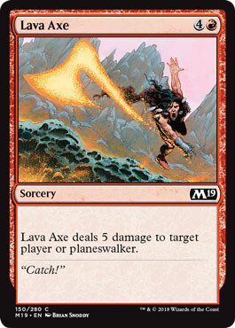 Lava Axe 150/280 -  Magic 2019 (M19) Singles  (Español)